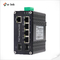 IP40 Aluminum Case Industrial PoE Switch 4 Port 802.3bt PoE Out 2 Port 100/1000X SFP