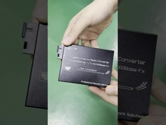 Konverter Media Gigabit Ethernet dengan Serat Multi-Mode dan Single-Mode