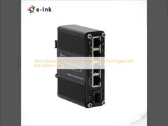 Sakelar PD PoE Industri Mini 10/100/1000 3 Port Gigabit dengan Fungsi Pemisah PoE