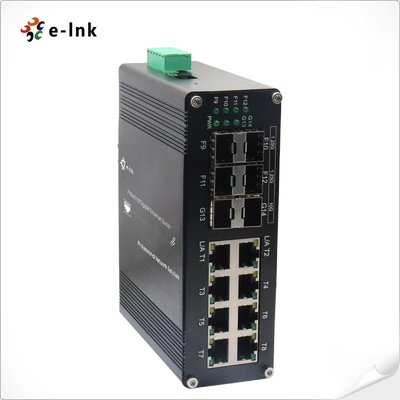 Industrial SFP+ 8 TP Ports and 6 Fiber Ports Managed Ethernet Switch for Integrating Networks