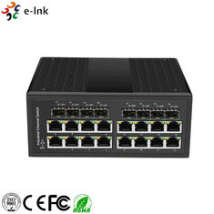 15W Power Over Ethernet Gigabit Switch , 8 / 16 Port Industrial Ethernet Switch