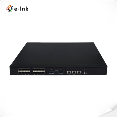 Enterprise Layer 3 Managed Fiber Switch 16 Port 10G SFP 2 Port 40G QSFP Fiber Switch