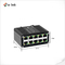 Mini 10 Port Din Rail Ethernet Switch 8 Port 10/100/1000T PoE To 2-Port Gigabit Uplink