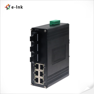 Industrial Ethernet Switch with 6×10/100Base-T + 3×100BASE-FX ports
