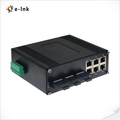 Industrial Ethernet Switch with 6×10/100Base-T + 3×100BASE-FX ports