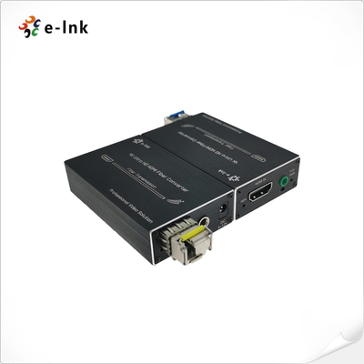 Micro 4K HDMI Fiber Extender with External Audio Without Loss