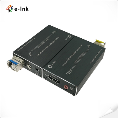 Micro 4K HDMI Fiber Extender with External Audio Without Loss