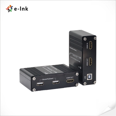 Mini 4K/60Hz HDMI 2.0 KVM USB to Fiber Optic Extender