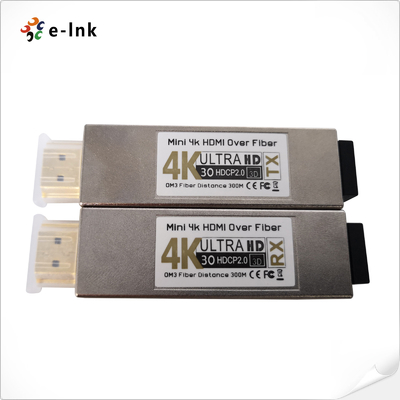 Micro 4K HDMI Optical Transceiver with Double Power Supply
