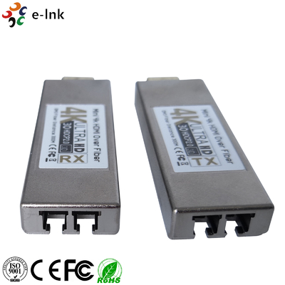 Micro 4K HDMI Optical Transceiver with Double Power Supply