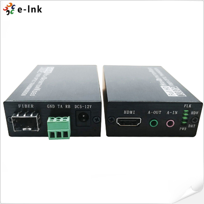 1Ch HDMI + 1Ch Bidirectional Stereo Audio + 1Ch RS232 over Fiber Optic Extender