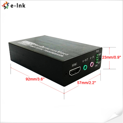 1Ch HDMI + 1Ch Bidirectional Stereo Audio + 1Ch RS232 over Fiber Optic Extender
