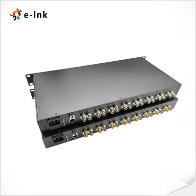 8Ch 3G-SDI plus 1Ch 10G Ethernet over Fiber Extender