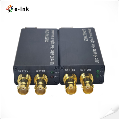 Mini 1Ch Forward + 1Ch Backward 12G-SDI to Fiber Converter