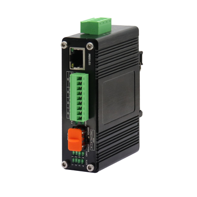 Industrial Media Converter SFP Support EN55022 Certified DIN Rail Mount