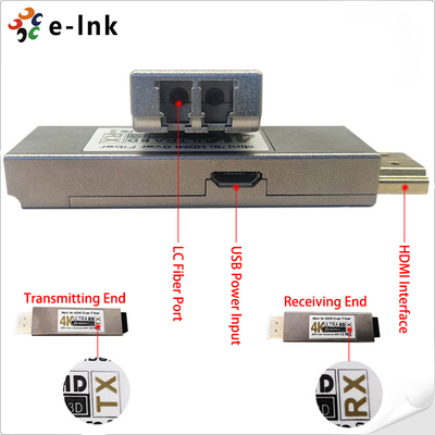 4K UHD HDMI Optical Transceiver 300m Lossless Transmission with Stability