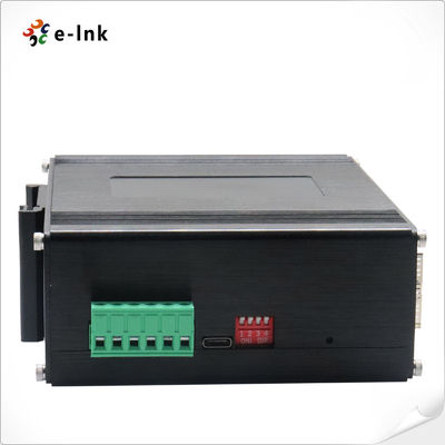 Rugged 8-Port Ethernet Switch 4 SFP Fiber Ports for IP Camera Systems
