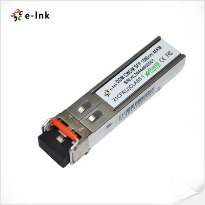 HD-SDI CWDM SFP Optical Transceiver 1270–1610nm 40km SMF DDM