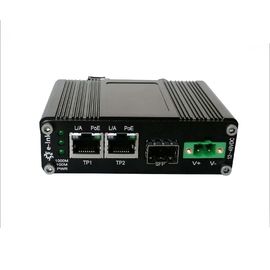 Industrial Ethernet Fiber Media Converter 60W PoE+ DIN Rail / Wall mount Options Durable