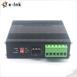 4x10/100/1000M RJ45 Ports Industrial Ethernet Media Converter