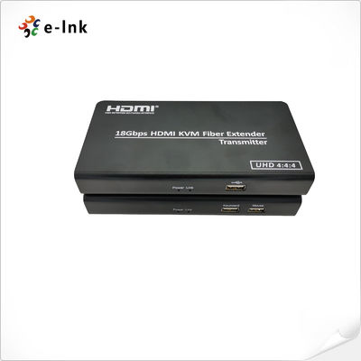 HDMI 2.0 HDCP 2.2 Fiber Optic Ethernet Extender 4K KVM USB 4096x2160P