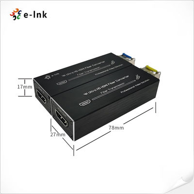 USB C 4K SFP LC 10.3Gbps HDMI Fiber Extender 5VDC HCCP1.2