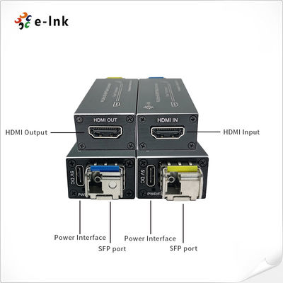 USB C 4K SFP LC 10.3Gbps HDMI Fiber Extender 5VDC HCCP1.2