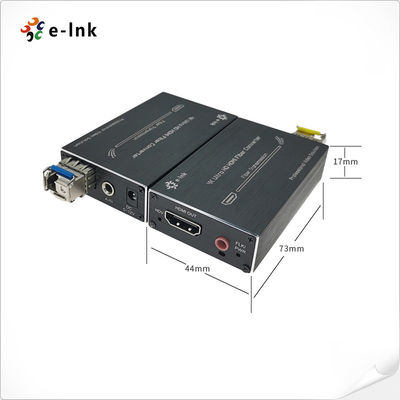 850nm VCSEL 10.3Gbps 4K HDMI Fiber Extender SFP LC External Audio