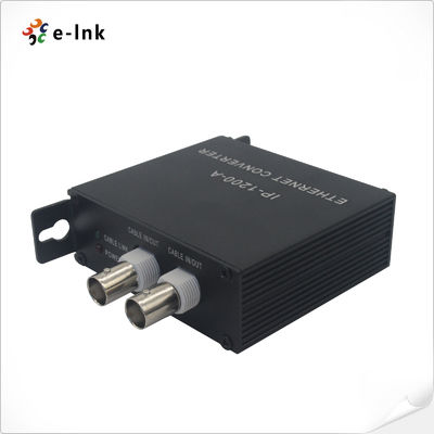 50W 300m Ethernet Over Coaxial Converter 80Mbps TCP With PoE Function