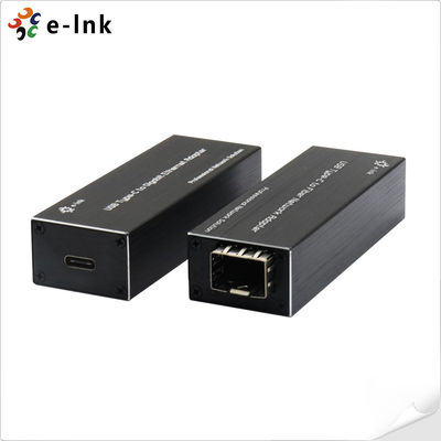 Micro Mini USB C Ke SFP Fiber Gigabit Ethernet Network Adapter 5W 9K Jumbo Frame FCC