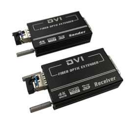 1,4km EDID Manual DVI Video Untuk Fiber Converter Mini 4K X 2K Single Mode 2 Tahun Garansi