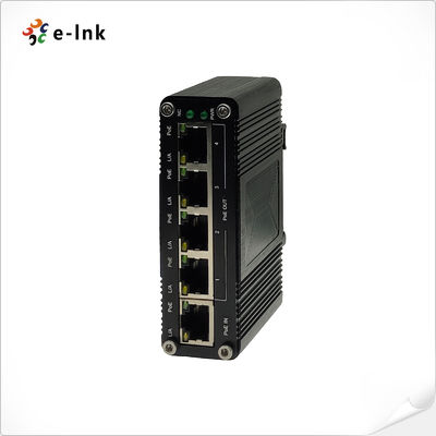 Industrial 1-Port 95W PoE++ ke 4-Port Gigabit PoE Extender 400m Daisy-Chain