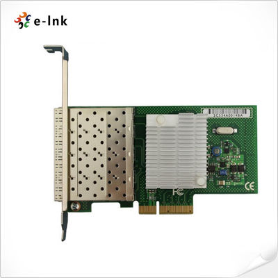 Kartu Jaringan Intel 82580EB Empat Port SFP PCIe X4 Siap Virtualisasi