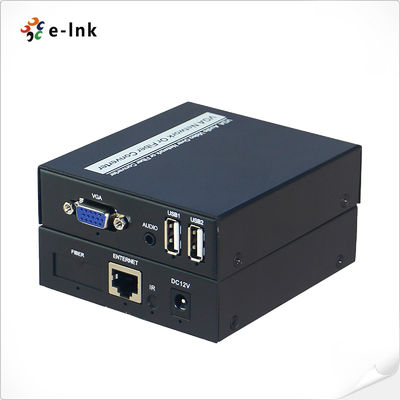 Ekstender KVM VGA Jarak Jauh Kabel Tunggal USB Audio